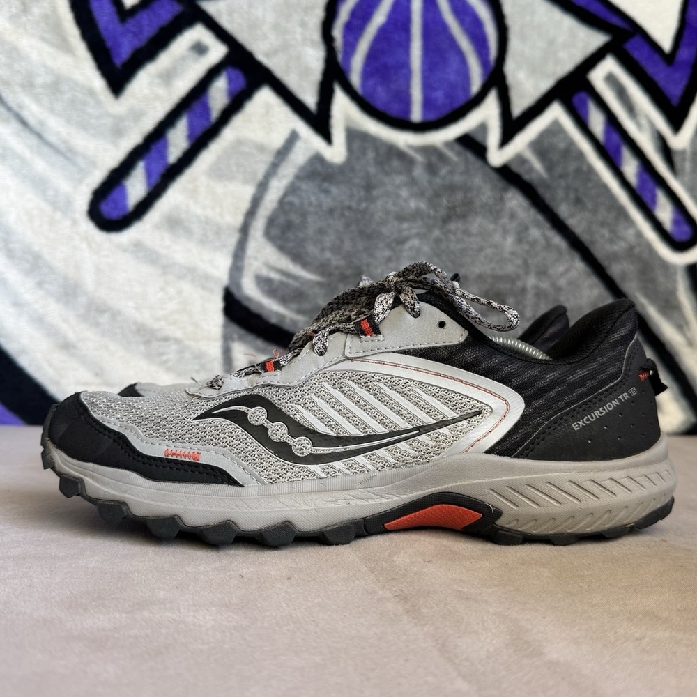 Size 12 - Saucony Excursion‎ TR15 Trail Running Shoes Men's Gray Black S20668-21